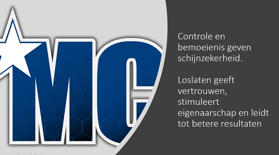 Stop met al die bemoeienis van bovenaf